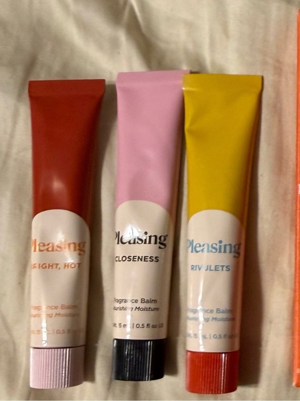Pleasing Fragrance Balm Trio - Bright Red, Pink & Yellow